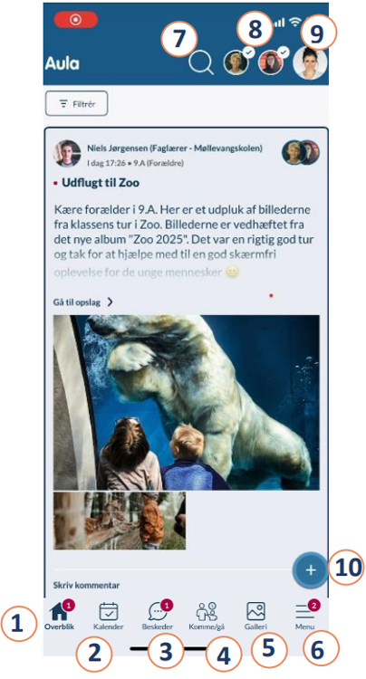 Sådan bruger du Aula