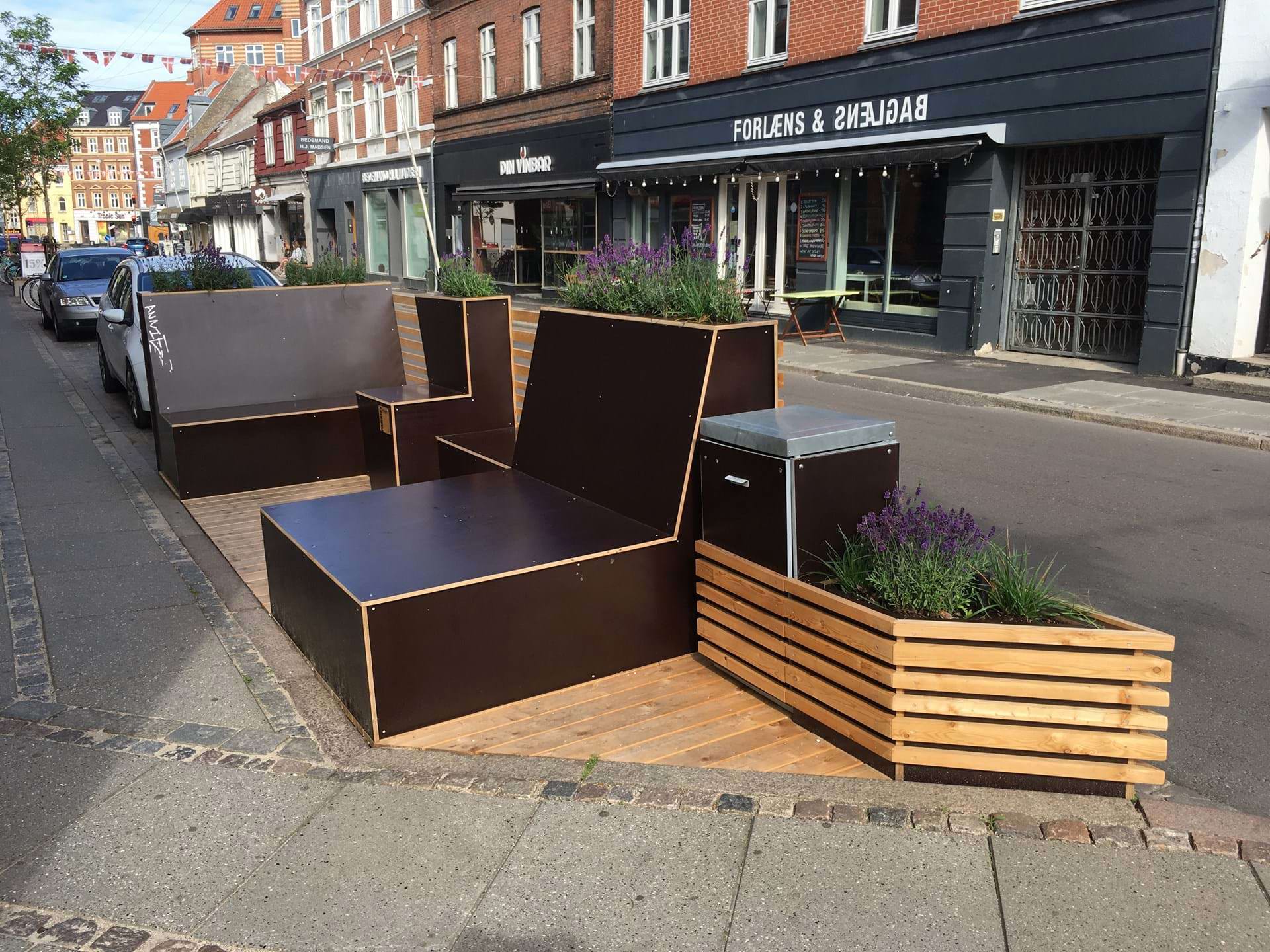 Parklet i Jægergårdsgade