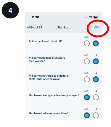 Find det, du ønsker at ændre.