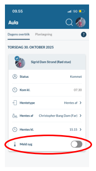 Swipe til højre i dagens overblik