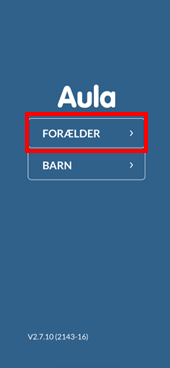 Klik på 'Forælder'